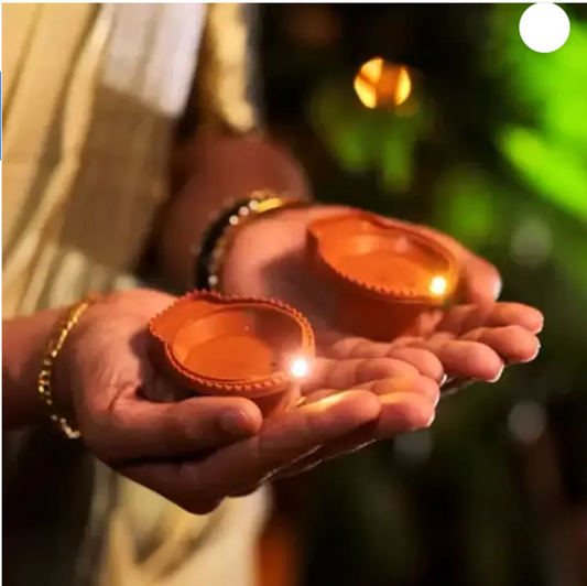 Water Activated LED Diya – Festive Decoration (Pack of 6)